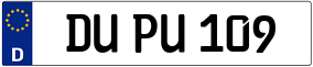 Truck License Plate